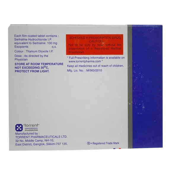 serta 100mg tablet 15's